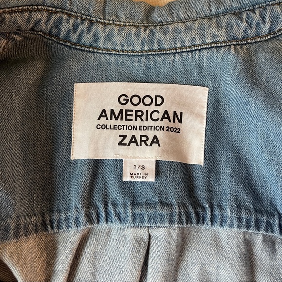 ZARA Good American Collection Edition 2022 Denim Shirt - Picture 8 of 10
